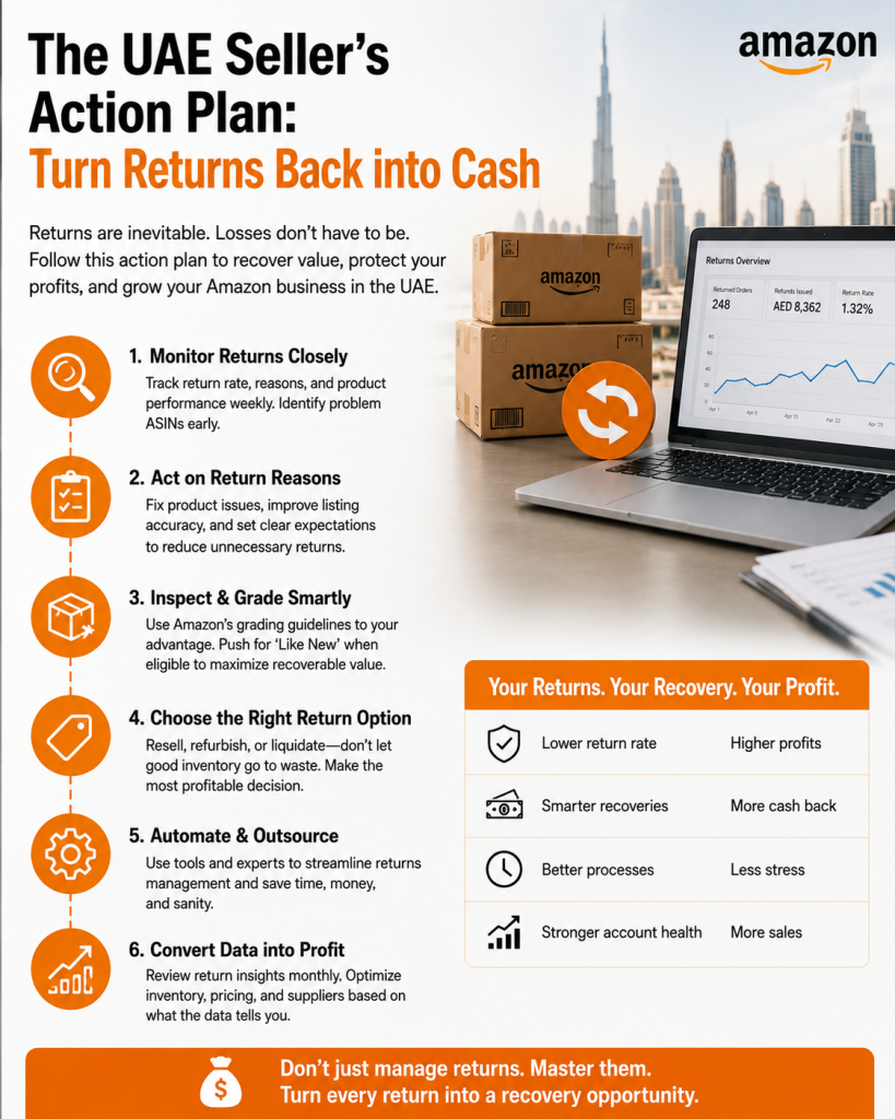 the uae seller’s action plan turn returns back into cash